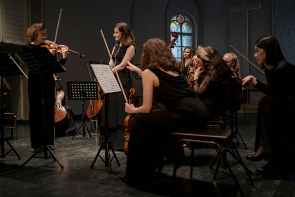harmonie die aan het repeteren is