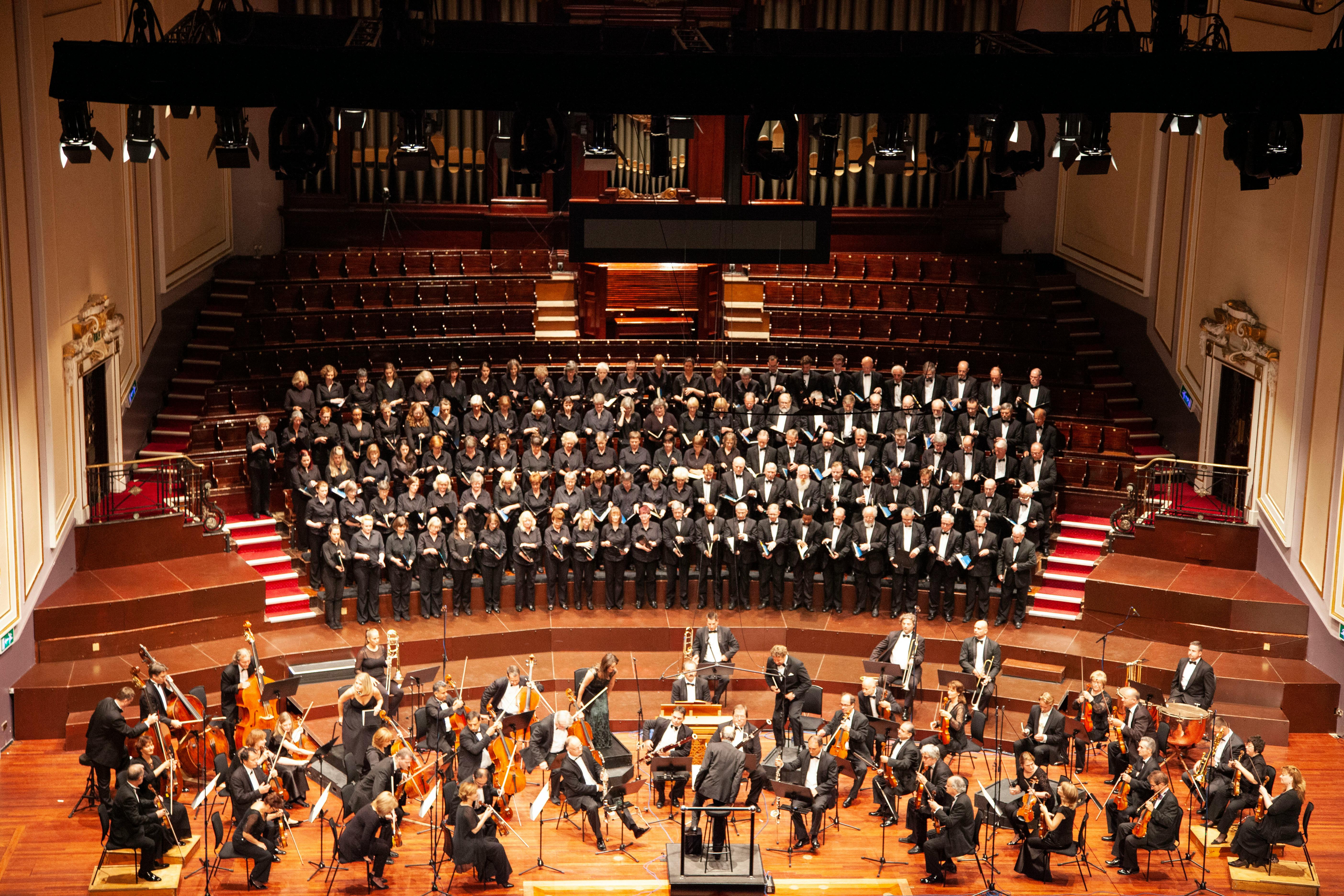 Orkest in actie